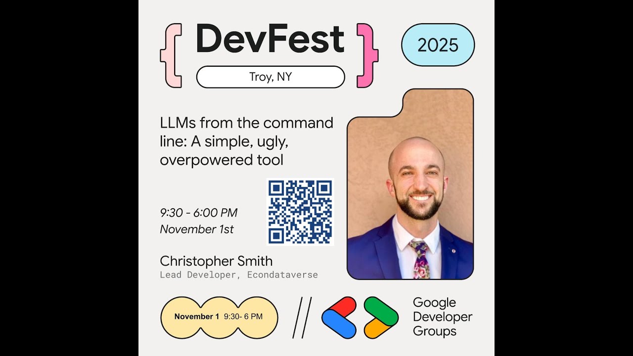 LLMs from the Command Line: A DevFest Presentation